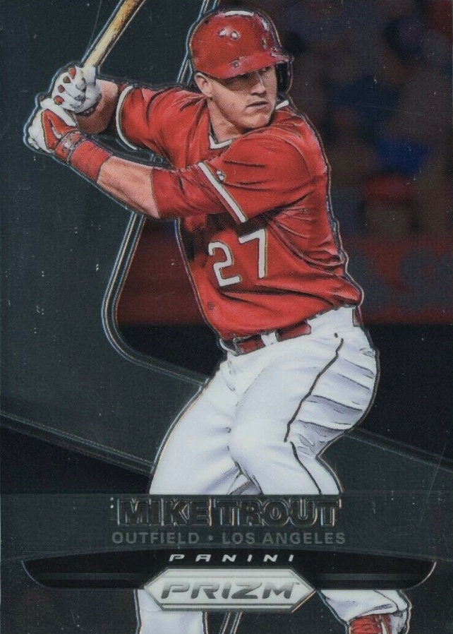 2015 Panini Prizm Mike Trout #120 Baseball Card