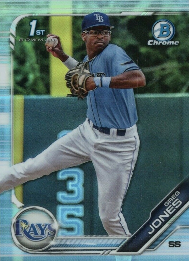 2019 Bowman Draft Greg Jones #BDC66 Baseball Card