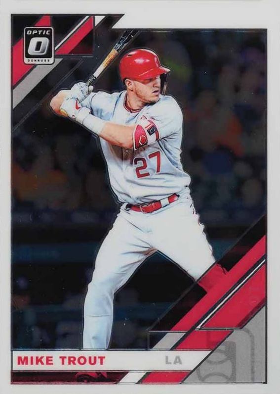 2019 Panini Donruss Optic Mike Trout #170 Baseball Card