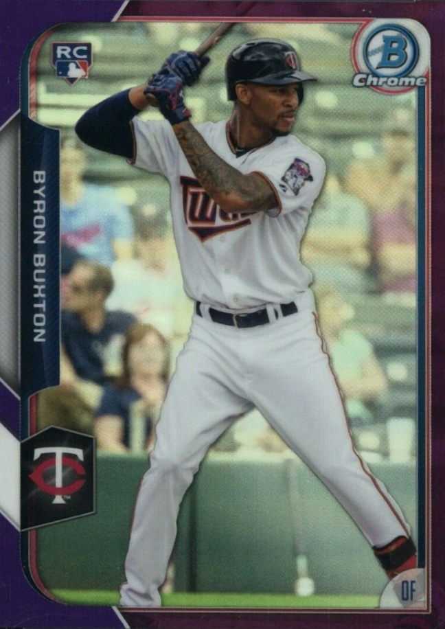 2015 Bowman Chrome Byron Buxton #4 Baseball Card