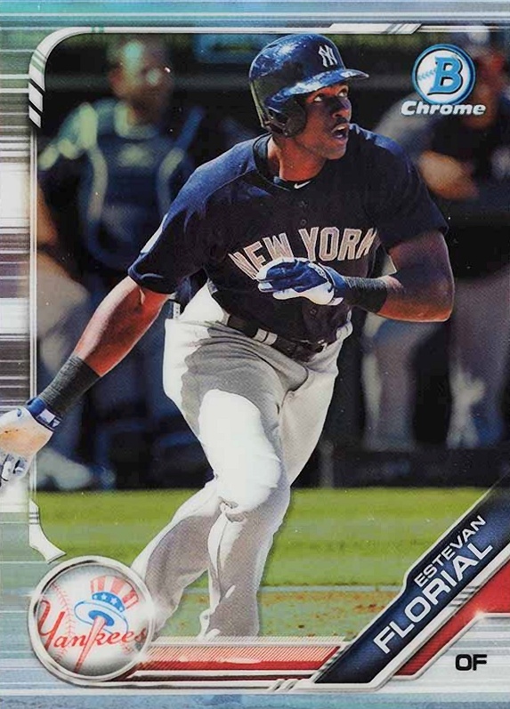 2019 Bowman Draft Estevan Florial #BDC30 Baseball Card