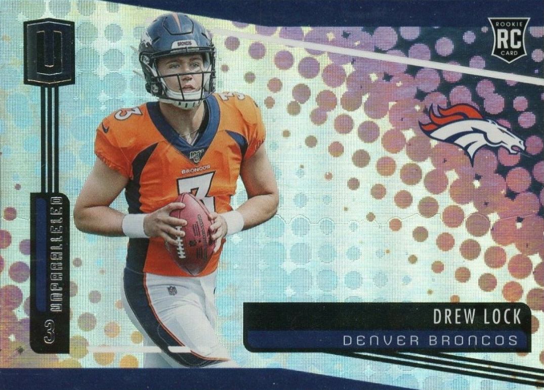 2019 Panini Unparalleled  Drew Lock #217 Football Card