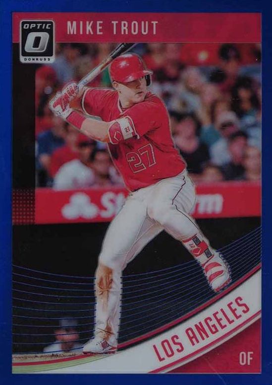 2018 Panini Donruss Optic Mike Trout #121 Baseball Card