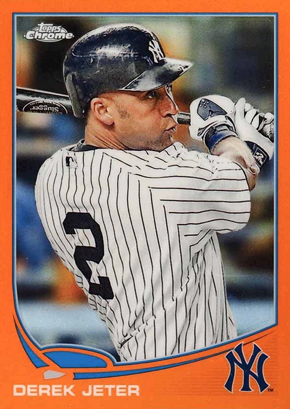 2013 Topps Chrome Derek Jeter #10 Baseball Card