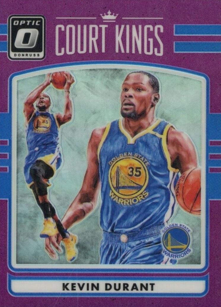 2016 Panini Donruss Optic Court Kings Kevin Durant #8 Basketball Card