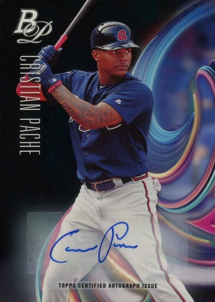 2018 Bowman Platinum Top Prospects Cristian Pache #21 Baseball Card