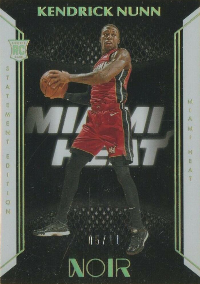 2019 Panini Noir Kendrick Nunn #234 Basketball Card