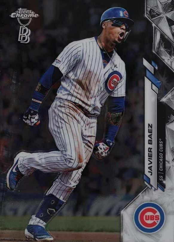 2020 Ben Baller Chrome Javier Baez #198 Baseball Card