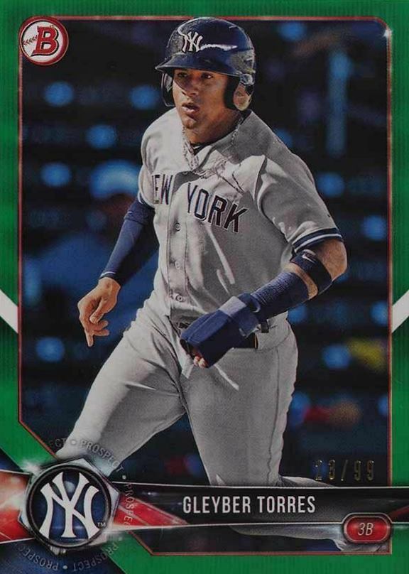 2018 Bowman Paper Prospects Gleyber Torres #BP100 Baseball Card