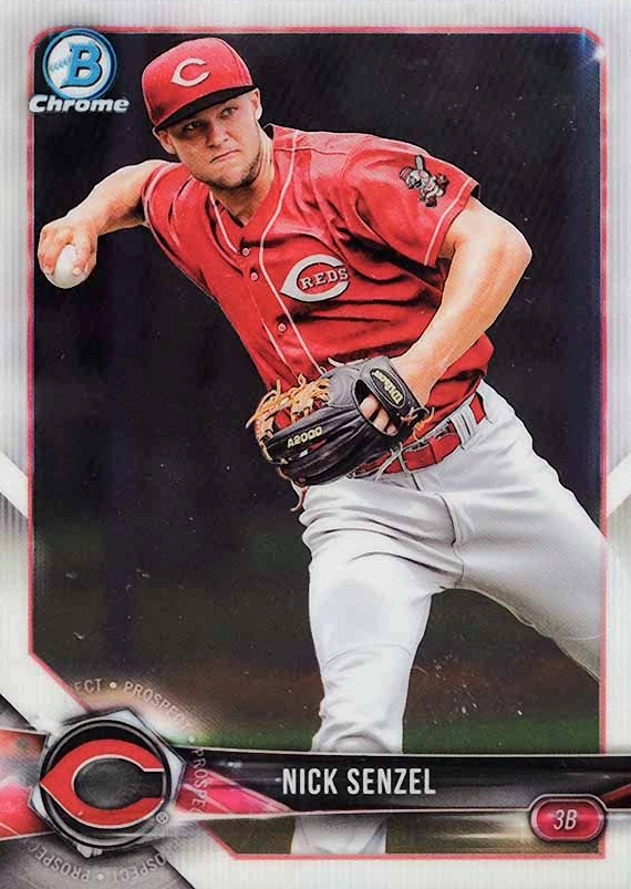 2018 Bowman Prospects Chrome Nick Senzel #120 Baseball Card