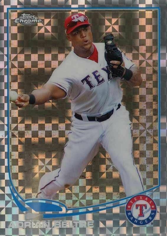 2013 Topps Chrome Adrian Beltre #122 Baseball Card