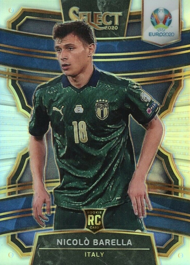 2020 Panini Select UEFA Euro Nicolo Barella #3 Soccer Card