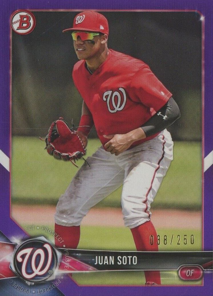 2018 Bowman Paper Prospects Juan Soto #BP52 Baseball Card