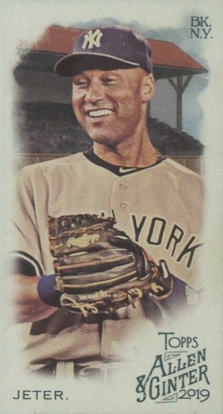 2019 Topps Allen & Ginter Derek Jeter #134 Baseball Card