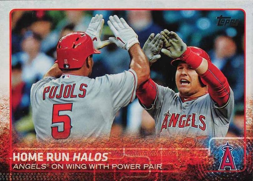 2015 Topps Update Albert Pujols/Mike Trout #US213 Baseball Card