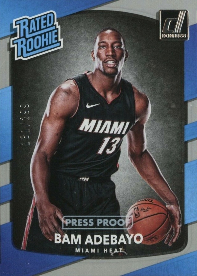 2017 Panini Donruss Bam Adebayo #187 Basketball Card