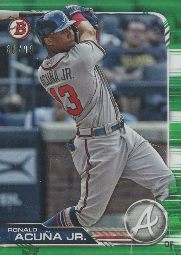 2019 Bowman Ronald Acuna Jr. #78 Baseball Card