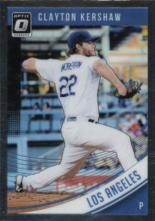 2018 Panini Donruss Optic Clayton Kershaw #120 Baseball Card