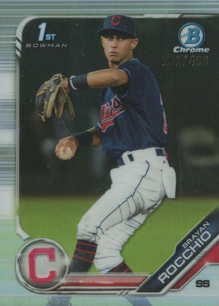 2019 Bowman Chrome Prospects Brayan Rocchio #BCP209 Baseball Card