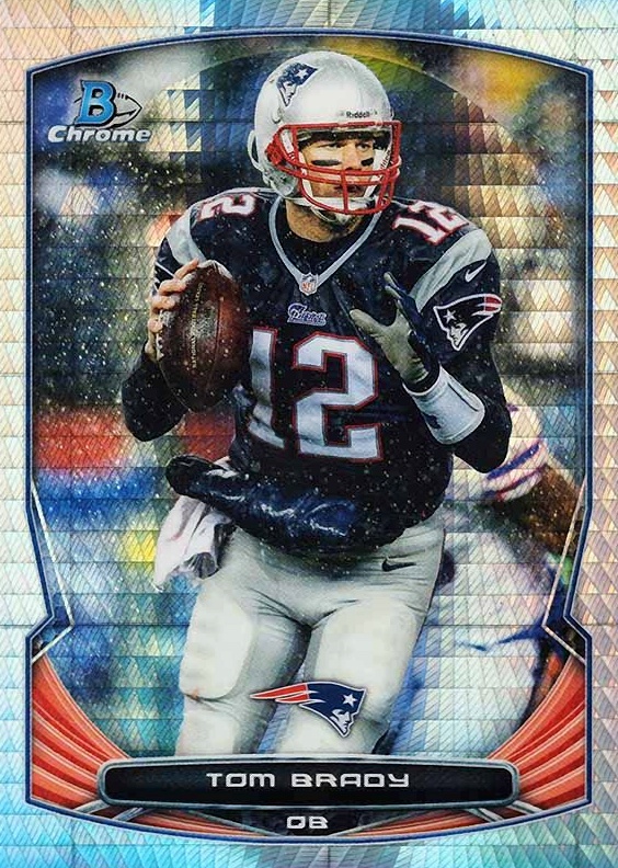 2014 Bowman Chrome  Tom Brady #28 Football Card