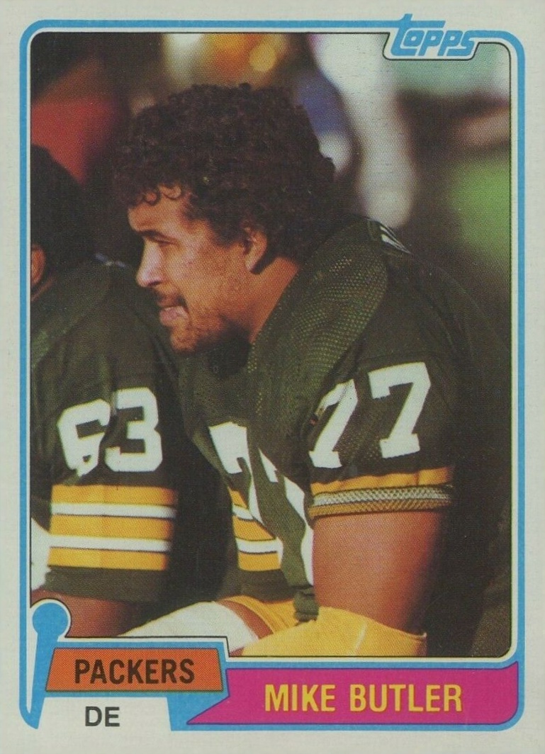 1981 Topps Mike Butler #83 Football Card