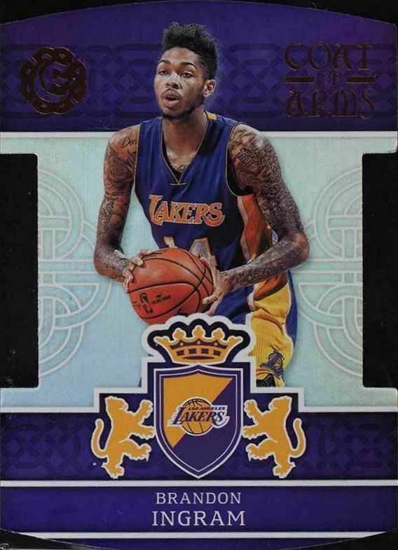 2016 Panini Excalibur Coat of Arms Die-Cut Brandon Ingram #42 Basketball Card