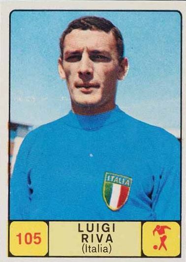 1968 Panini Campioni Dello Sport Luigi Riva #105 Other Sports Card