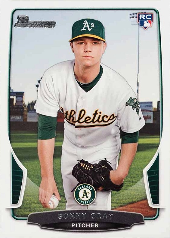 2013 Bowman Draft Picks & Prospects Rookies  Sonny Gray #7 Baseball Card