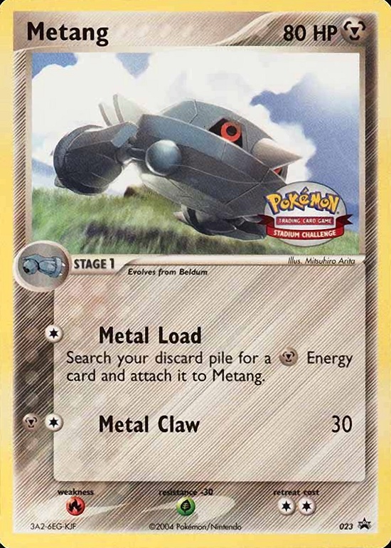 2004 Pokemon Black Star Promo Metang #023 TCG Card