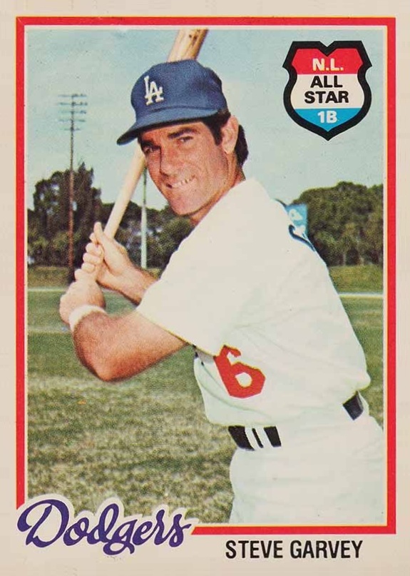 1978 O-Pee-Chee Steve Garvey #190 Baseball Card