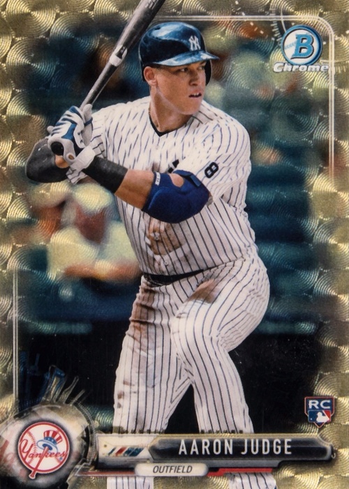 2017 Bowman Chrome Mini Aaron Judge #32 Baseball Card