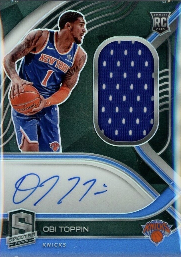 2020 Panini Spectra Obi Toppin #186 Basketball Card