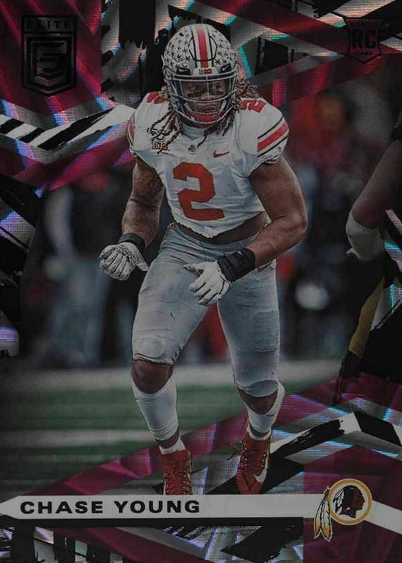 2020 Panini Donruss Elite Chase Young #105 Football Card