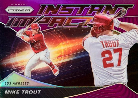 2020 Panini Prizm Instant Impact Mike Trout #II4 Baseball Card