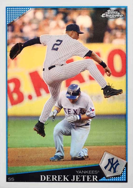 2009 Topps Chrome Derek Jeter #98 Baseball Card