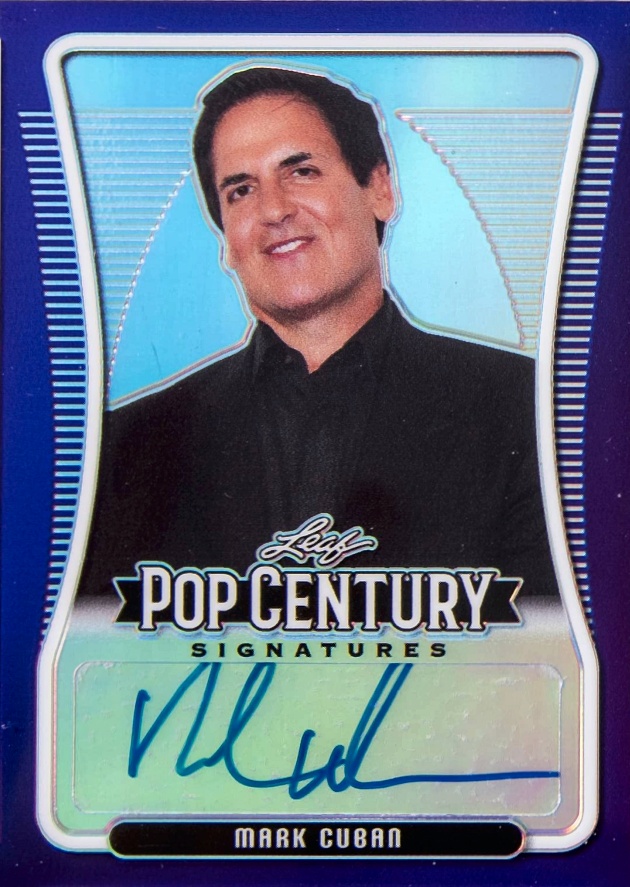 2020 Leaf Metal Pop Century Autograph Mark Cuban #BAMC1 Non-Sports Card