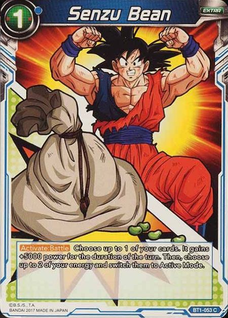 2017 Dragon Ball Super Series 1 Galactic Battle Senzu Bean #BT1-053 TCG Card