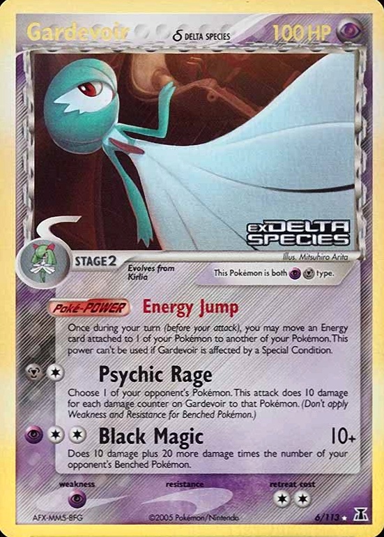 2005 Pokemon EX Delta Species Gardevoir-Reverse Foil #6 TCG Card