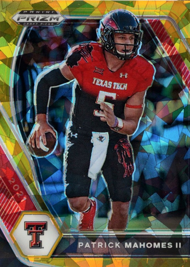 2021 Panini Prizm Draft Picks Patrick Mahomes II #7 Football Card