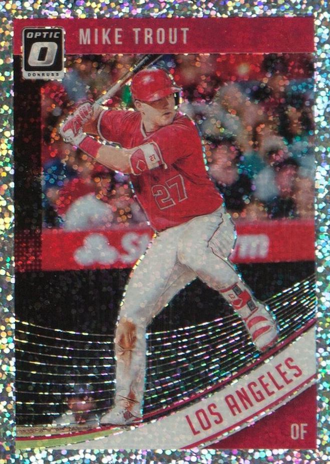 2018 Panini Donruss Optic Mike Trout #121 Baseball Card