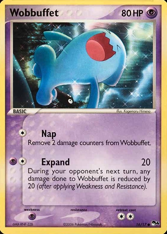 2006 Pokemon Pop Series 4 Wobbuffet #16 TCG Card