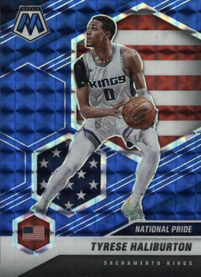 2020  Panini Mosaic Tyrese Haliburton #258 Basketball Card