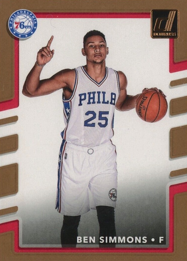 2017 Panini Donruss Ben Simmons #114 Basketball Card