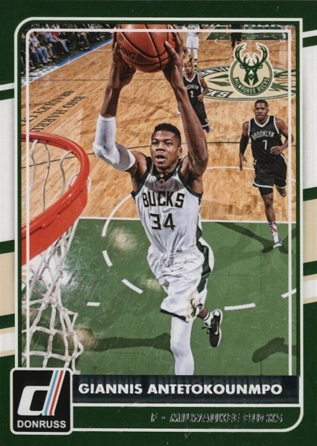 2015 Panini Donruss Giannis Antetokounmpo #176 Basketball Card