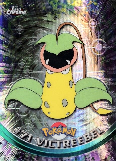 2000 Topps Chrome Pokemon T.V. Victreebel #71 TCG Card