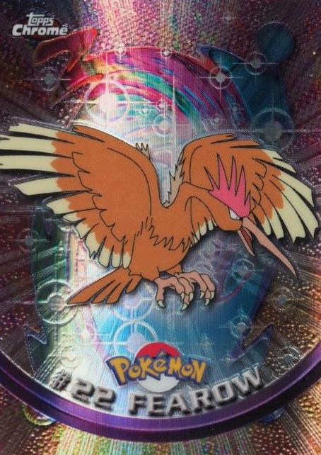 2000 Topps Chrome Pokemon T.V. Fearow #22 TCG Card