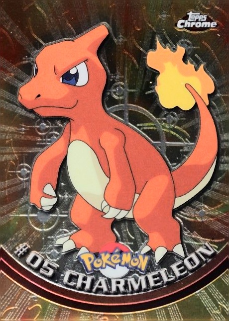 2000 Topps Chrome Pokemon T.V. Charmeleon #5 TCG Card