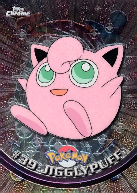 2000 Topps Chrome Pokemon T.V. Jigglypuff #39 TCG Card