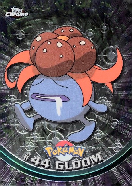 2000 Topps Chrome Pokemon T.V. Gloom #44 TCG Card