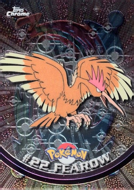 2000 Topps Chrome Pokemon T.V. Fearow #22 TCG Card